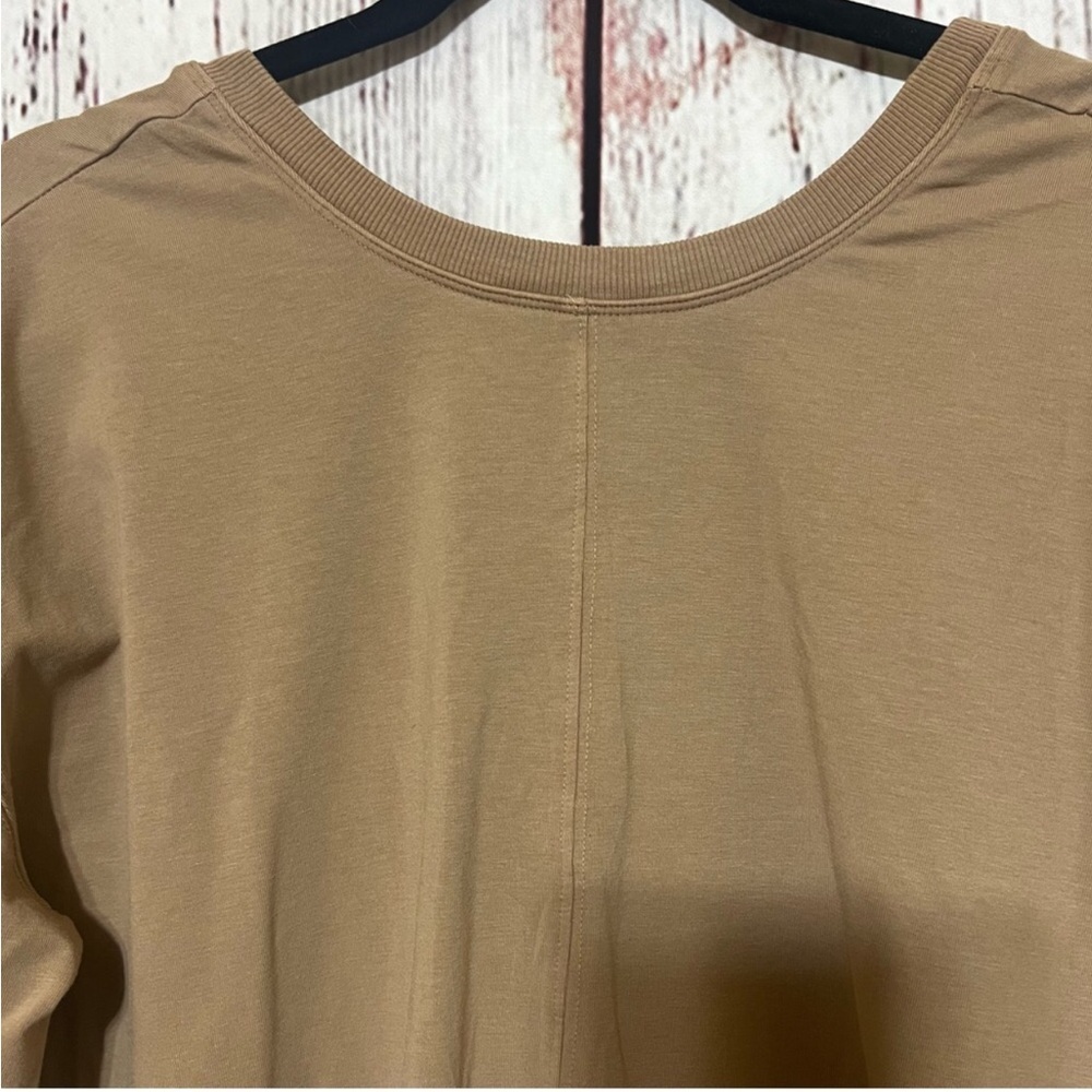 Free People FP Movement Hot Shot Tee Romper in Large Mocha. T-Shirt Romper NWT - Picture 4 of 16